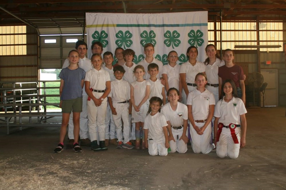Chester County 4-H Dairy Goat Roundup SPARKS 4-H club members that participated in the Goat Show