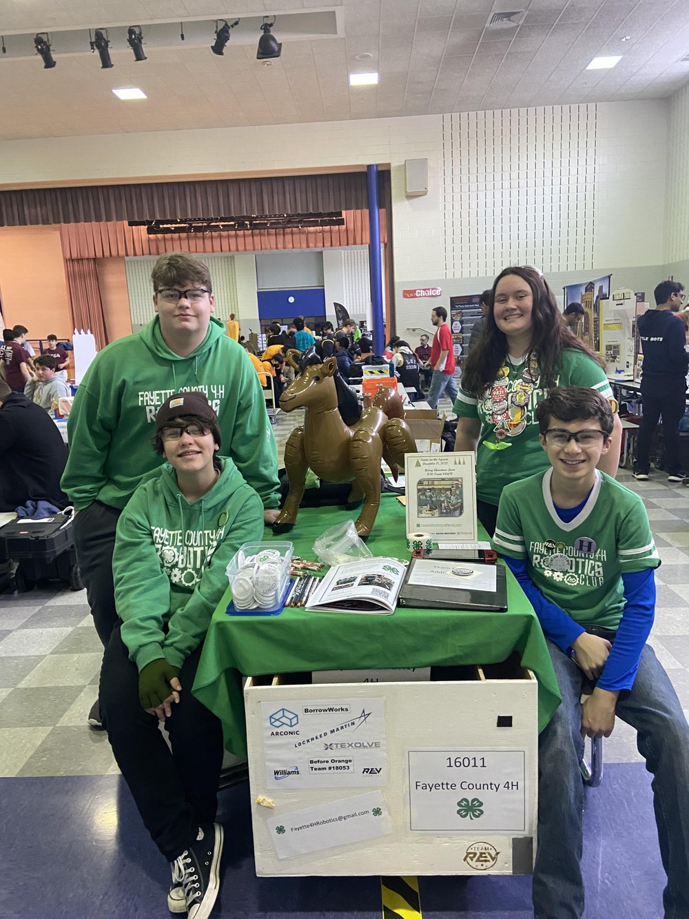 Fayette County 4-H Competitive Robics Team at FIRST Competition