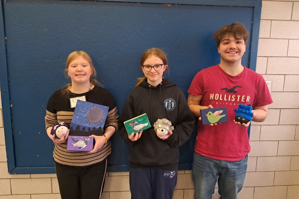 Lycoming County 4-H members- (left to right) Addison Cundiff, Ella Reicks, and Landon Cundiff.