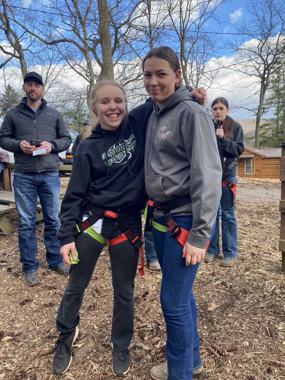 Dana Williams and Elizabeth Freeman during their New Member Training