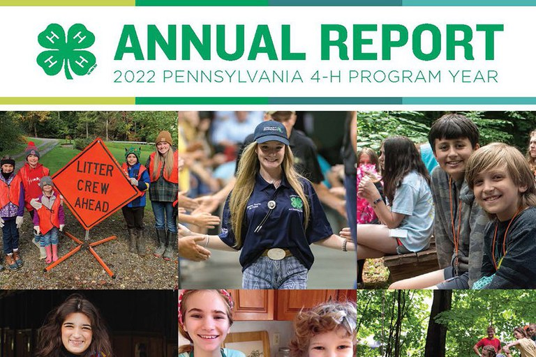 Cover image of 2022 4-H Annual Report