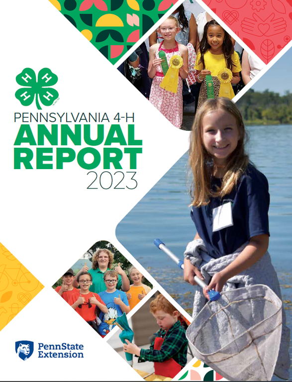 Cover image of the 2023 4-H annual report