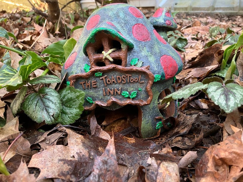 Toads: A Welcome Garden Partner A toad abode—a simple shelter is inviting.