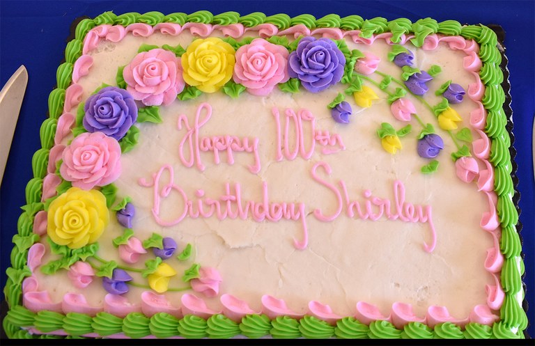 Shirley Halliday's 100th Birthday Cake