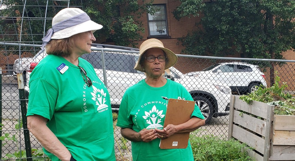 Donora Gardens at Second Street: Growing Green in the Heart of Cement City Gardeners at the Donora Second Street Demonstration Garden.