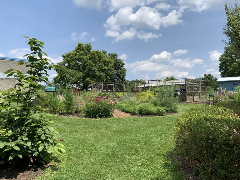 A view of some of the garden areas. Penn State