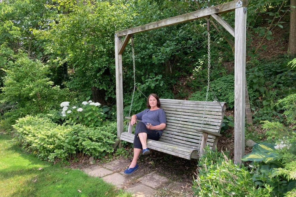 Master Gardener Emerita, Elizabeth Pesci, was trained in the First Class of Master Gardeners in Westmoreland County Photo credit: Deb Christopher, Penn State Extension Master Gardener