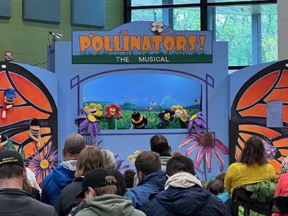 Front display for the musical "pollinators"